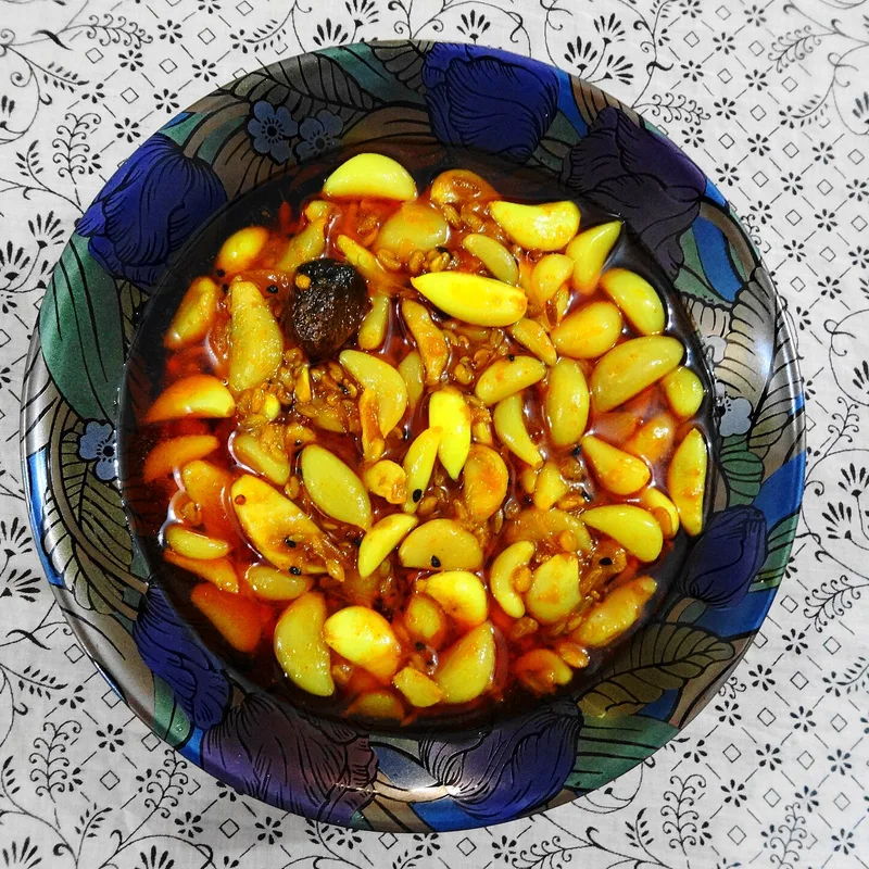 Garlic Achar in Sesame Oil — 400g