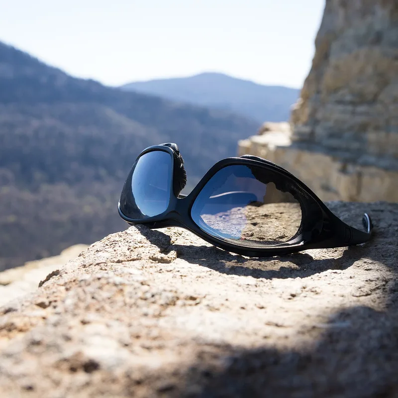Sport Wrap Sunglasses — Matte Black
